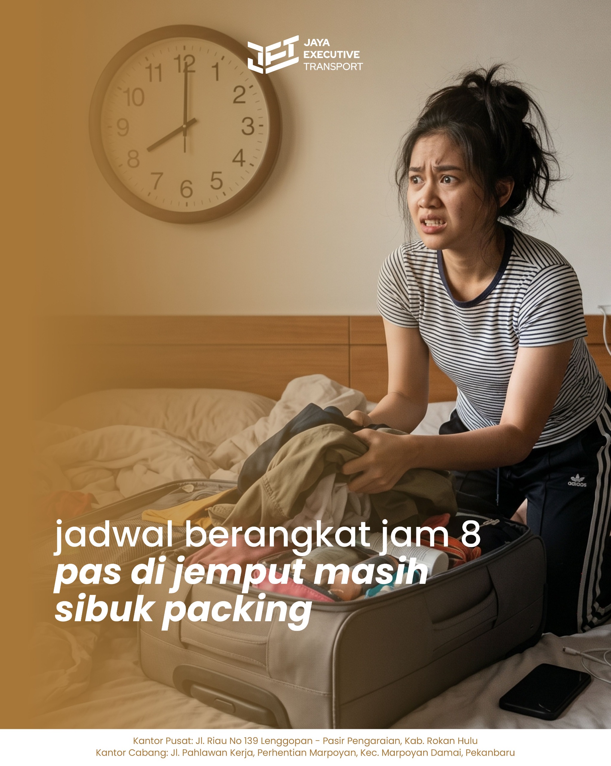 Armada & perjalanan JET Travel