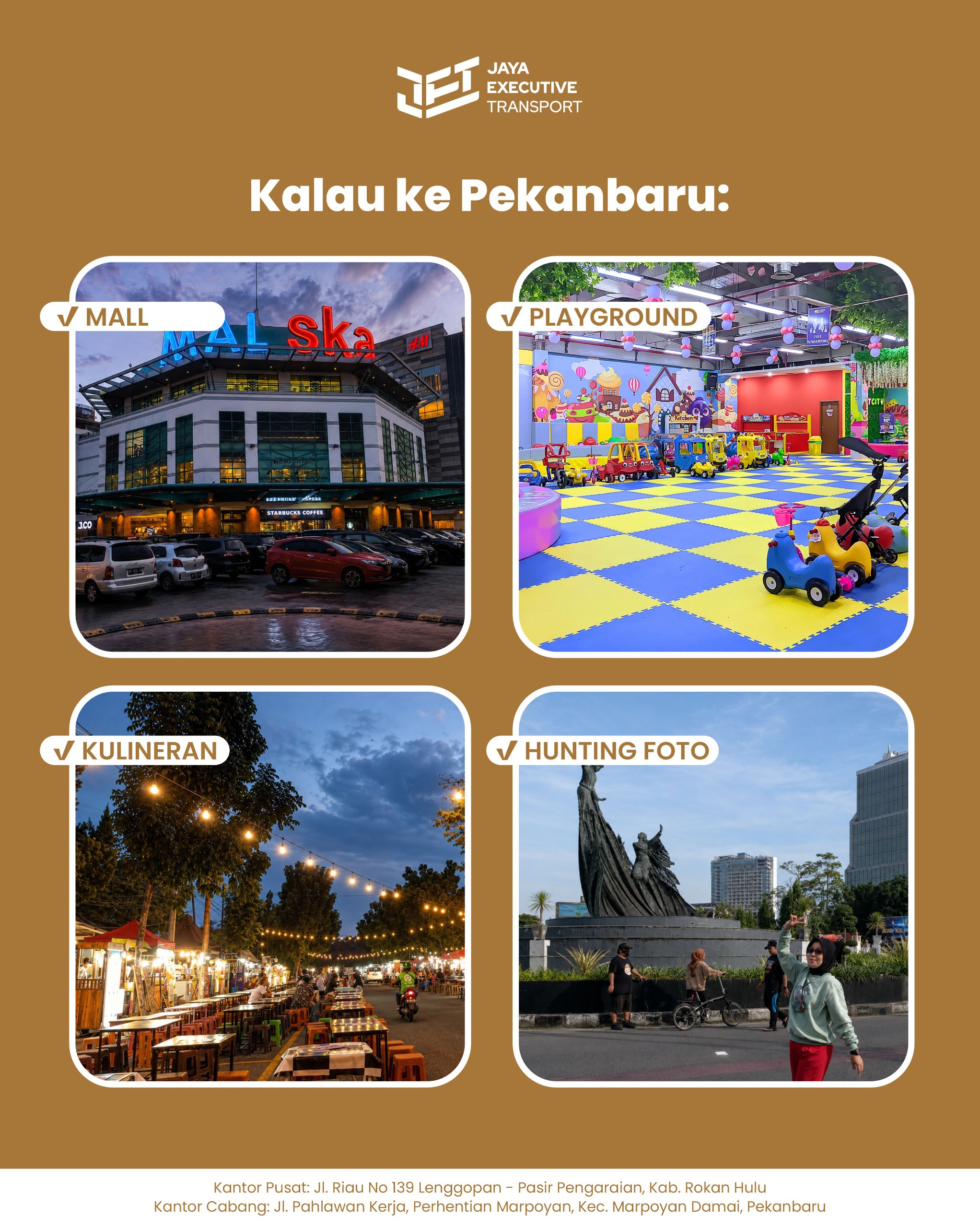 Armada & perjalanan JET Travel